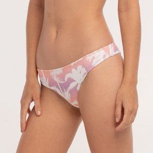 NWT!! Roxy Lahaina Lights Reversible Tanga Bikini Bottom Size Large